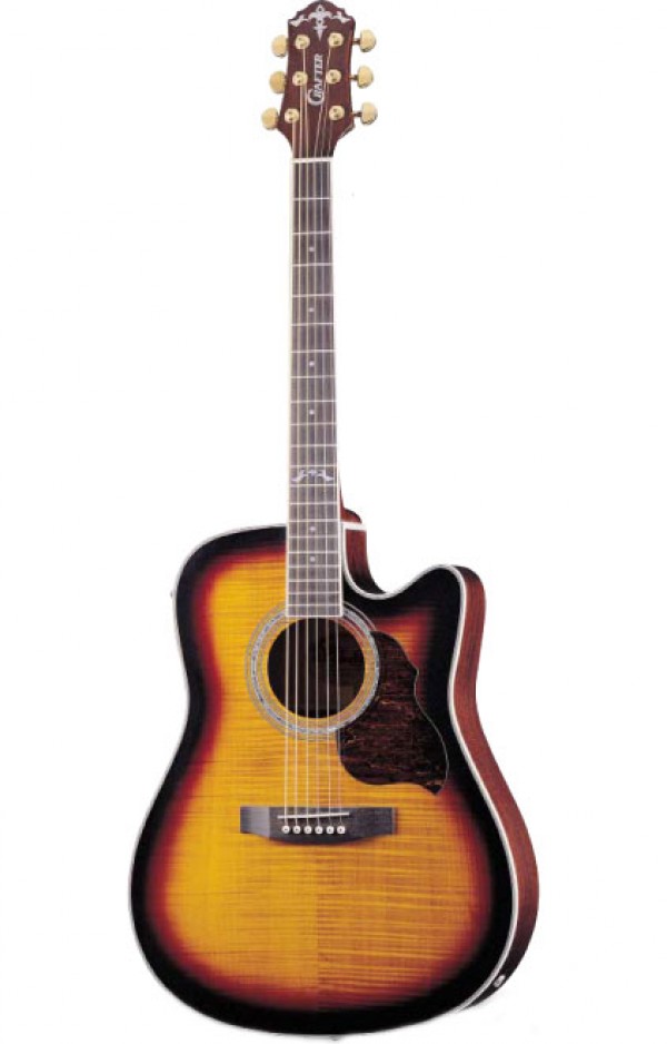 Электроакустическая гитара Crafter ED145CEQ/TS