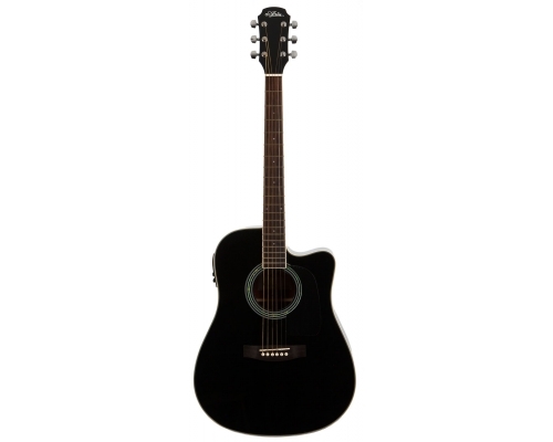 Электроакустическая гитара Aria AD-18CE BK