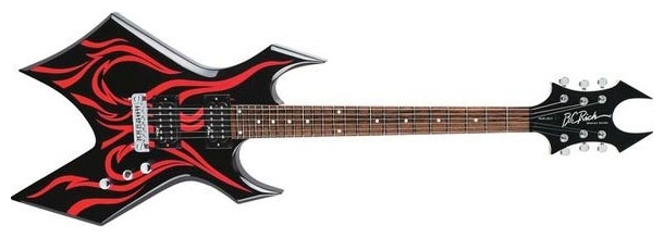 Электрогитара B.C. Rich Warlock Tribal Fire