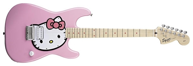 Электрогитара Squier Hello Kitty Stratocaster Pink