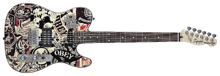 Электрогитара Squier OBEY Graphic Telecaster HS Collage