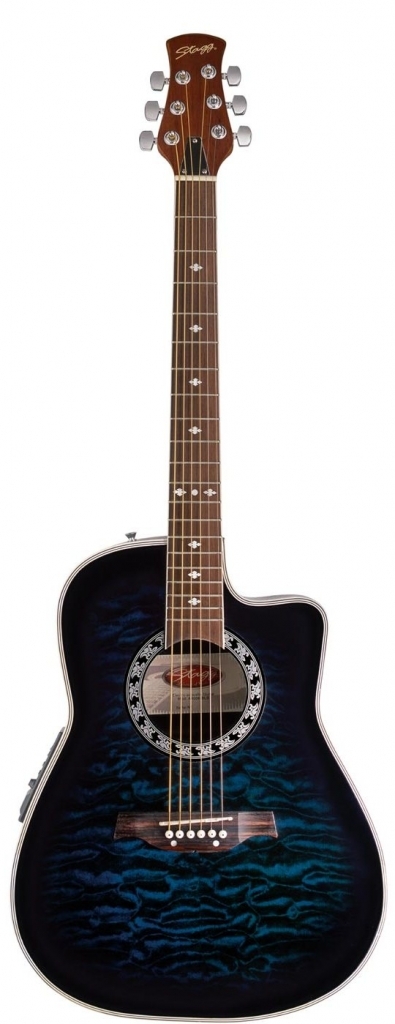 Электроакустическая гитара Stagg A4006 BLS