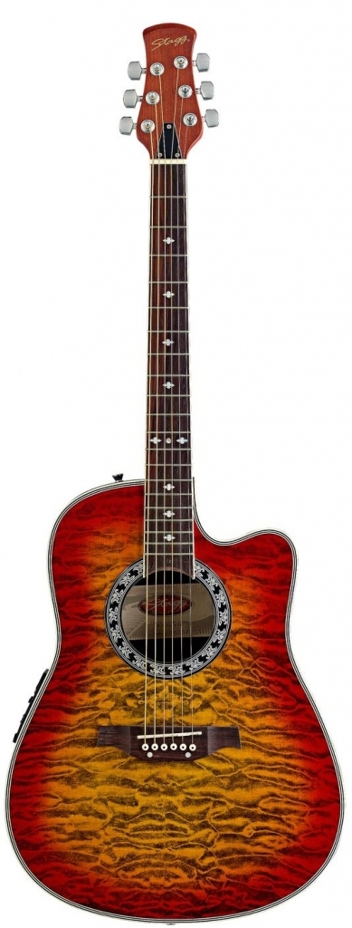 Электроакустическая гитара Stagg A4006-CS