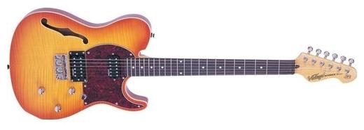 Полуакустическая гитара Vintage AV2H