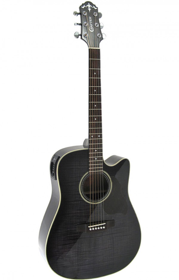 Электроакустическая гитара Crafter ED50CEQ/BKS