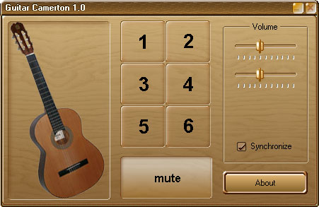 Программа для настройки гитары "Гитарный камертон 1.0" Скачать