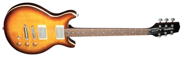 Электрогитара Hamer Guitars Sunburst Archtop Flametop